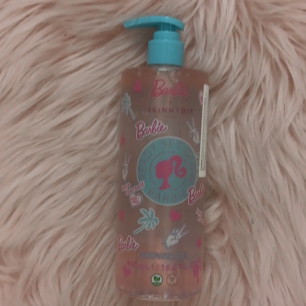 Brand New BARBIE X SKINNY DIP READY SET GLOW SHOWER GEL